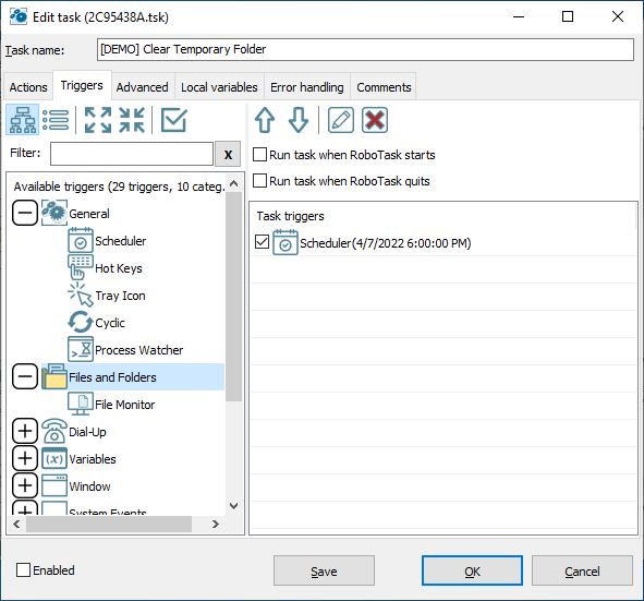 RoboTask - Add Action RoboTask - Add Action Screenshot