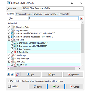 RoboTask - Edit Task Screenshot