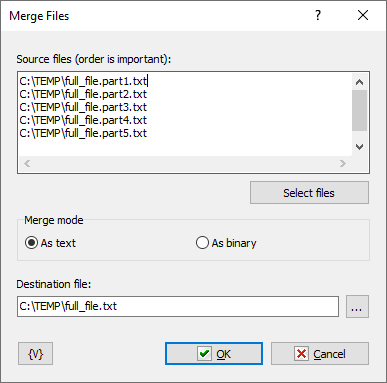 FilesMerge