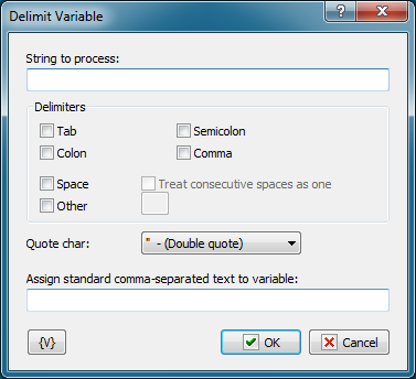 VariablesDelimit