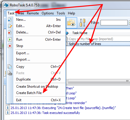 RoboTask forum • View topic - Running tasks from other program